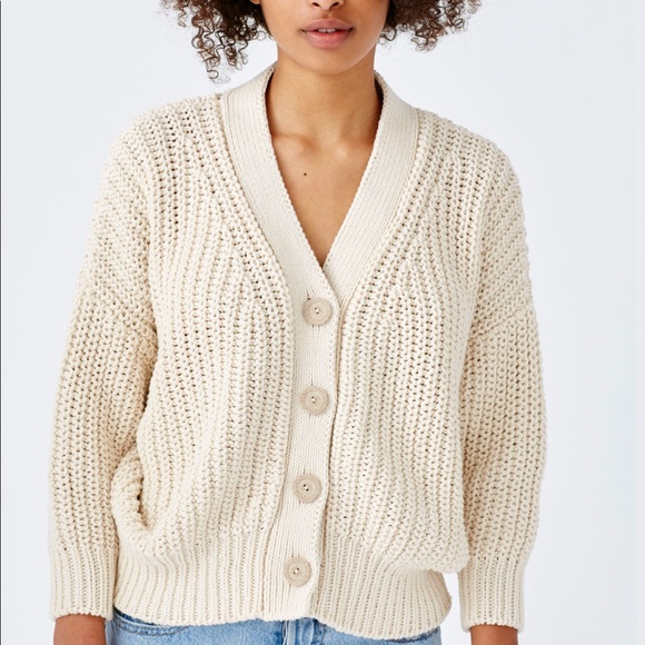 Babaa Sweaters - Babaa Cardigan Woman No 18, Natural